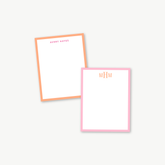 monogram notepad, personalized notepad, custom notepad, monogram stationery, personalized stationery, custom stationery, custom gift, personalized gift